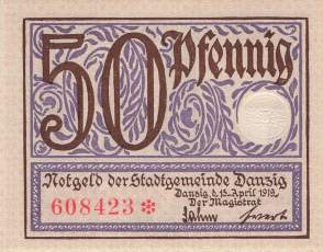Danzig 50 Pfennig 1919